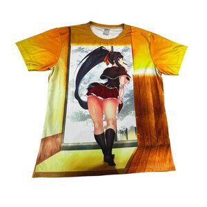 Anime Waifu Graphic T-Shirt Large Manga Spicy Japanese